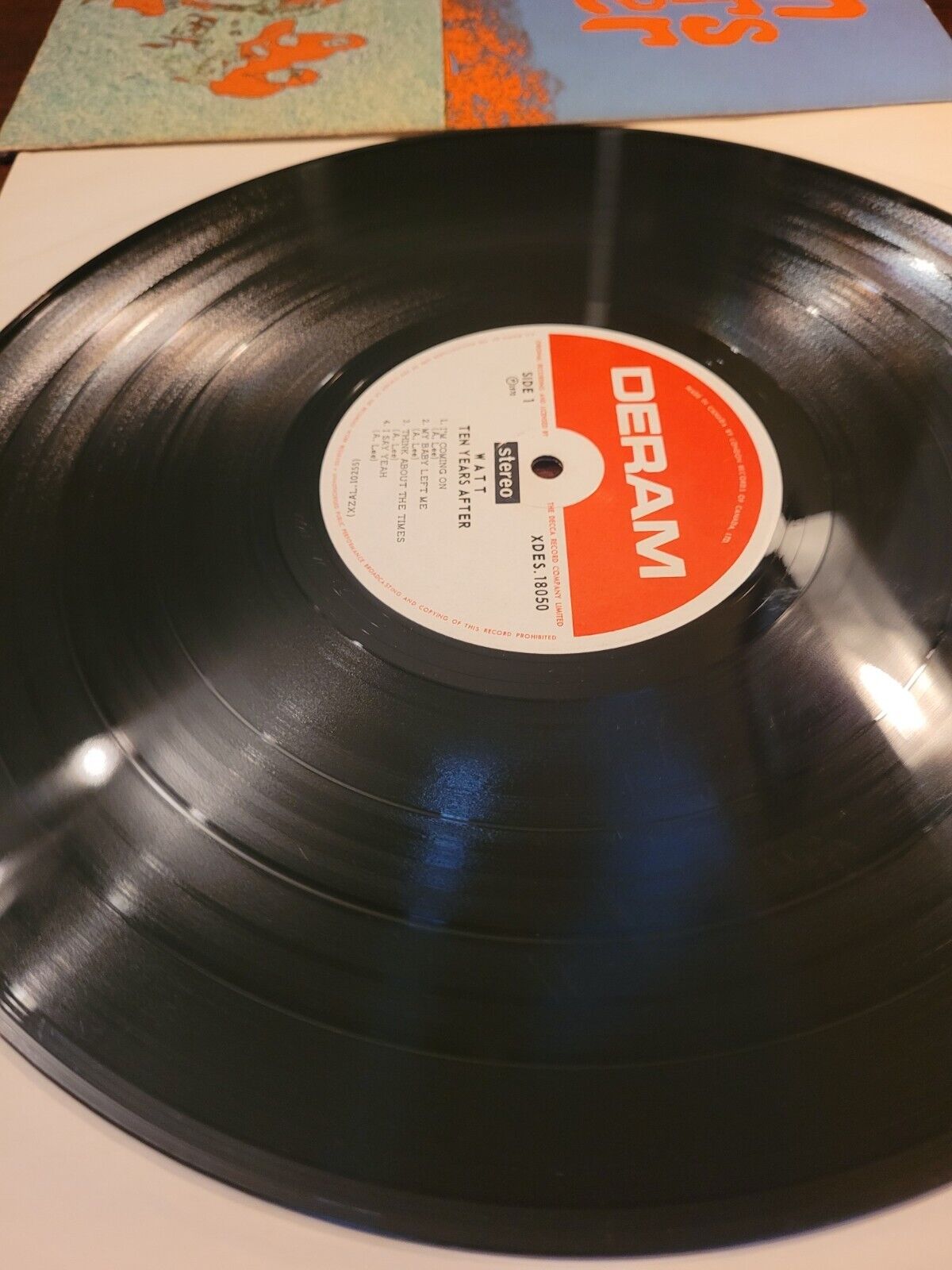 Vintage Ten Years After Vinyl LP 1970