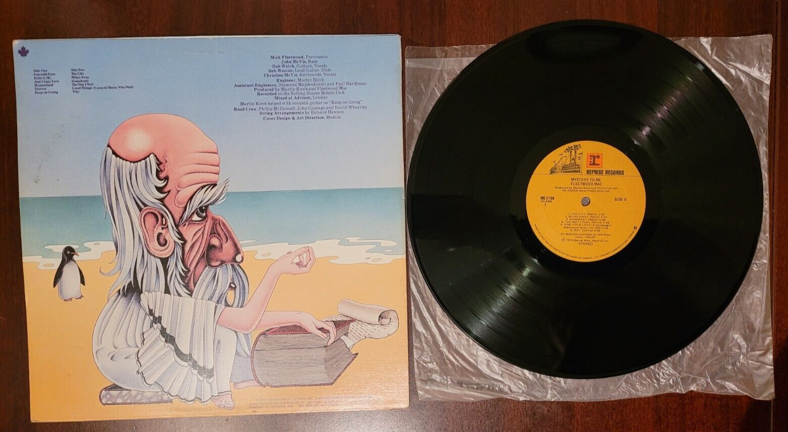 Vintage Fleetwood Mac Mystery to Me Vinyl LP - 1973 Canadian Edition