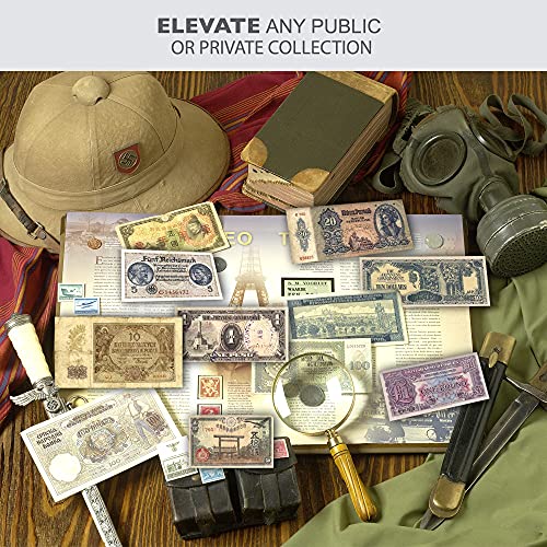 4 Vintage German Reichsmark Notes, 1929-1935. Certificate Included