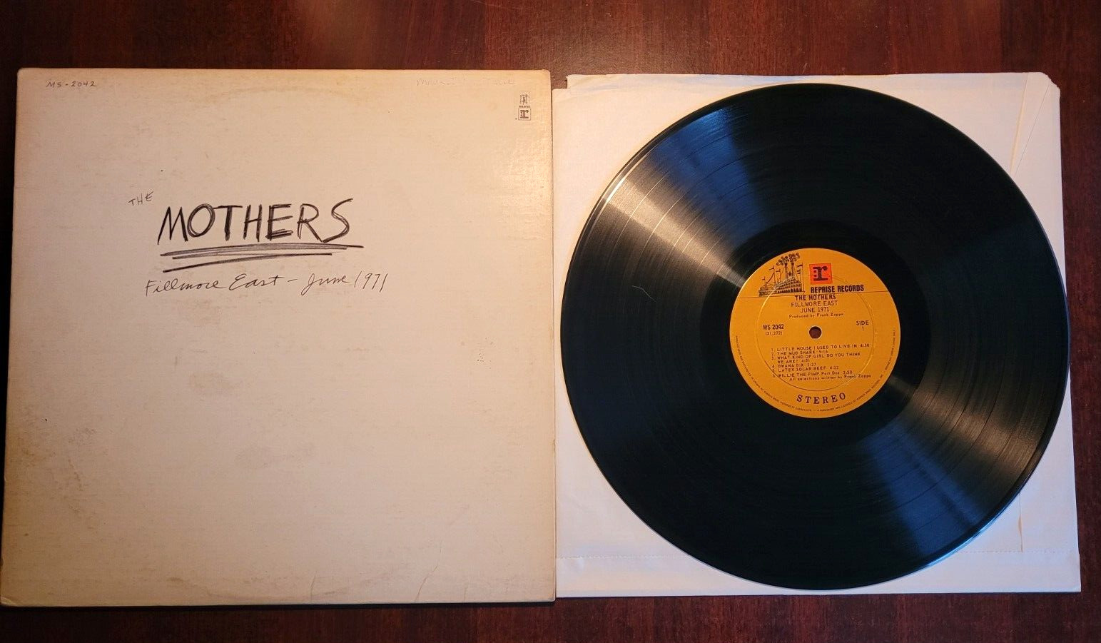 The Mothers - Fillmore East '71 LP