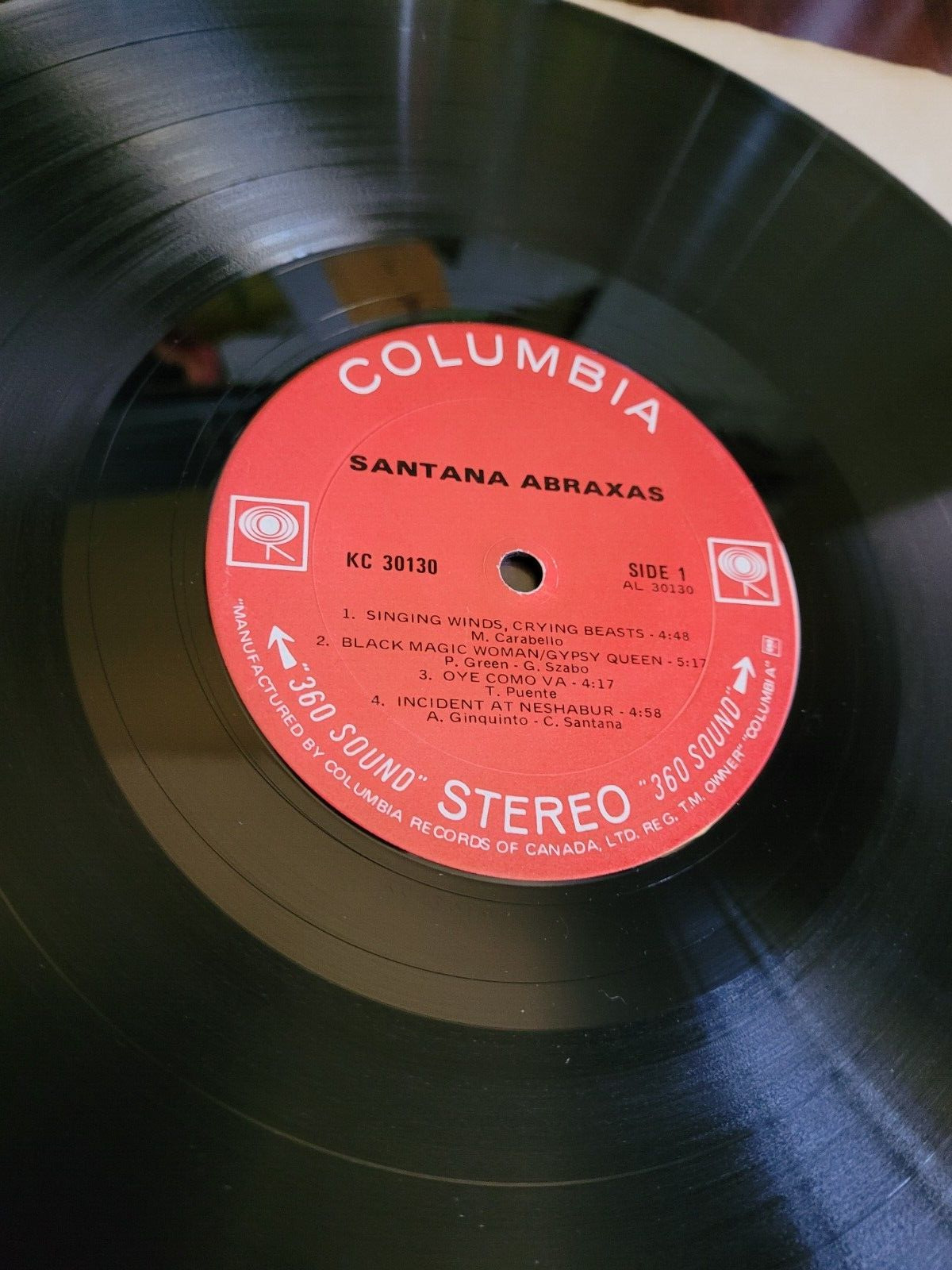 Santana - Abraxas Vintage Vinyl LP, 1970 Canadian