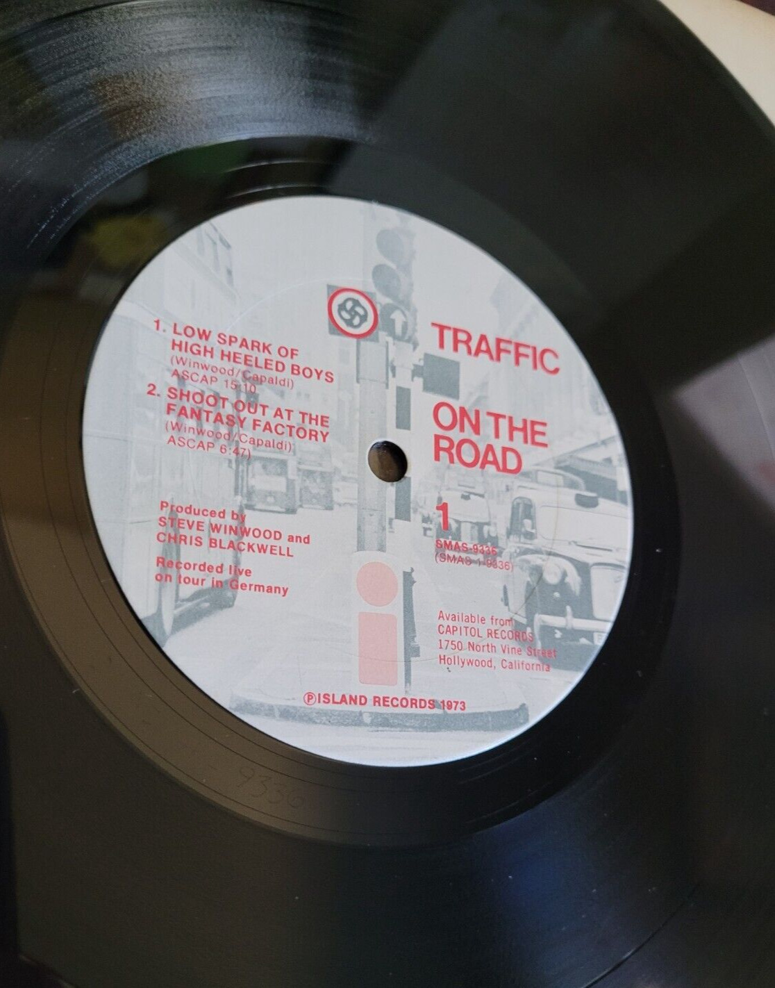 1973 Vintage Vinyl LP - Traffic, On The Road