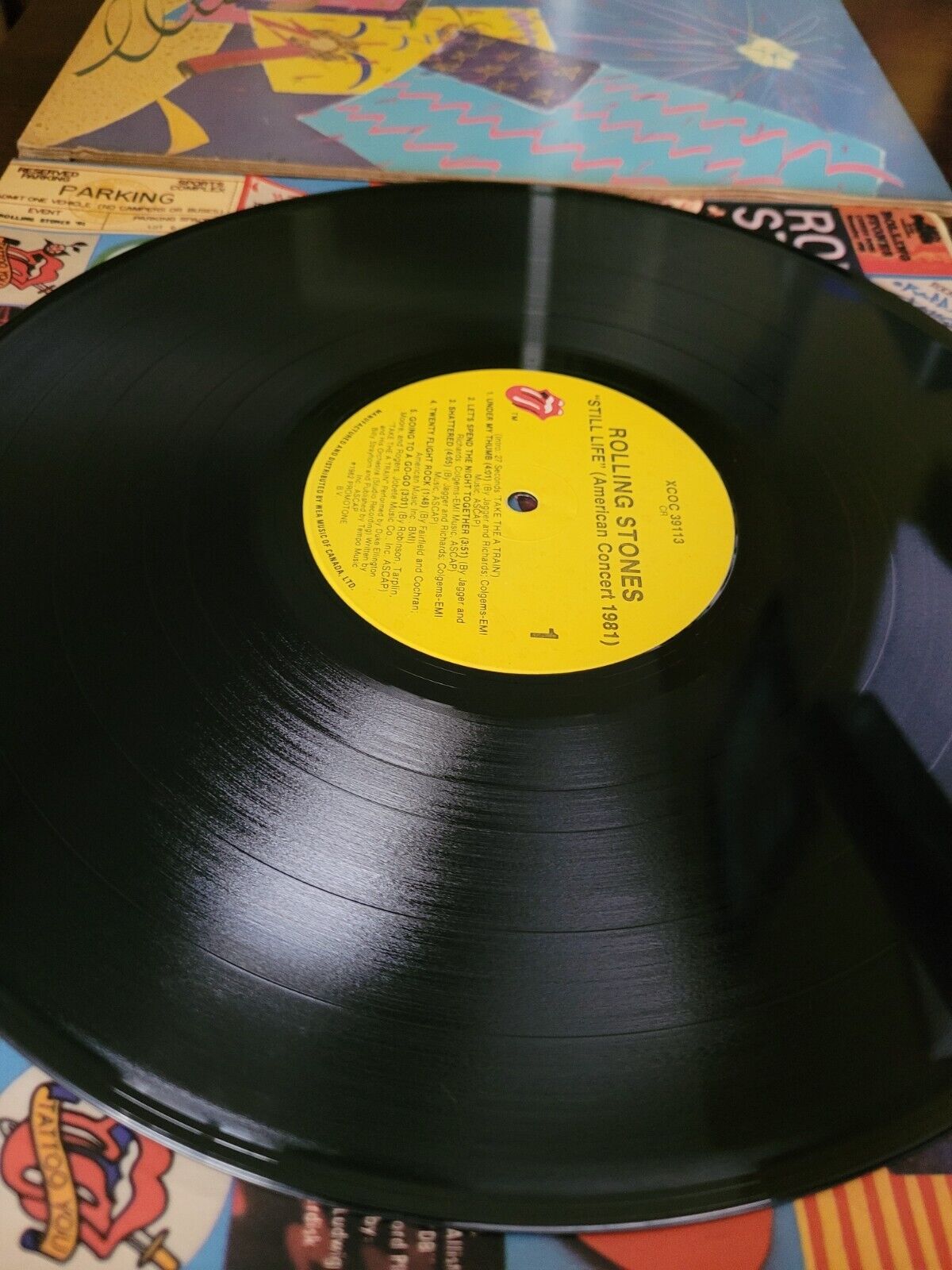 Rolling Stones Vintage Vinyl LP LIVE - 1982 Canada