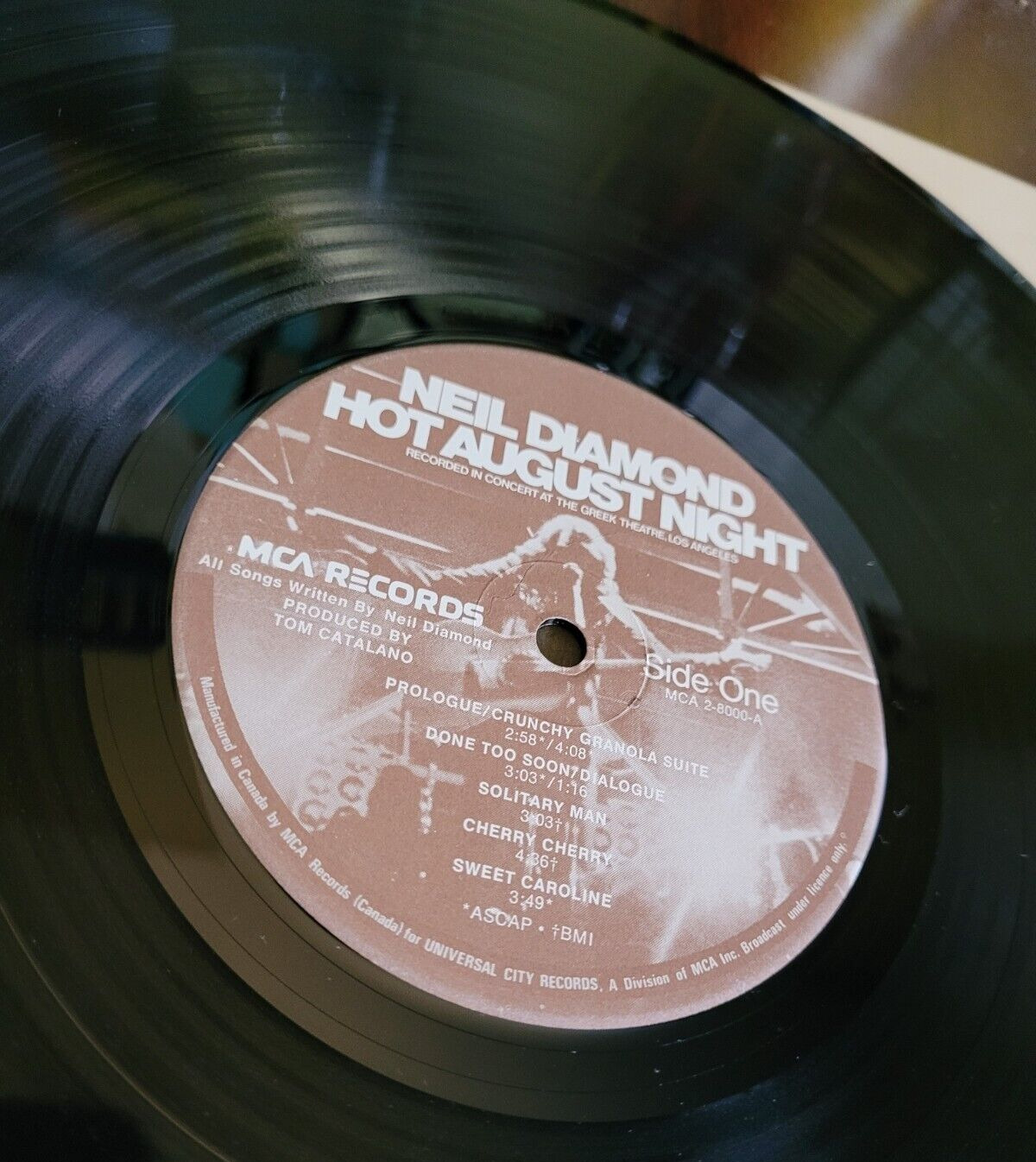 Neil Diamond - Hot August Night Vinyl Double LP