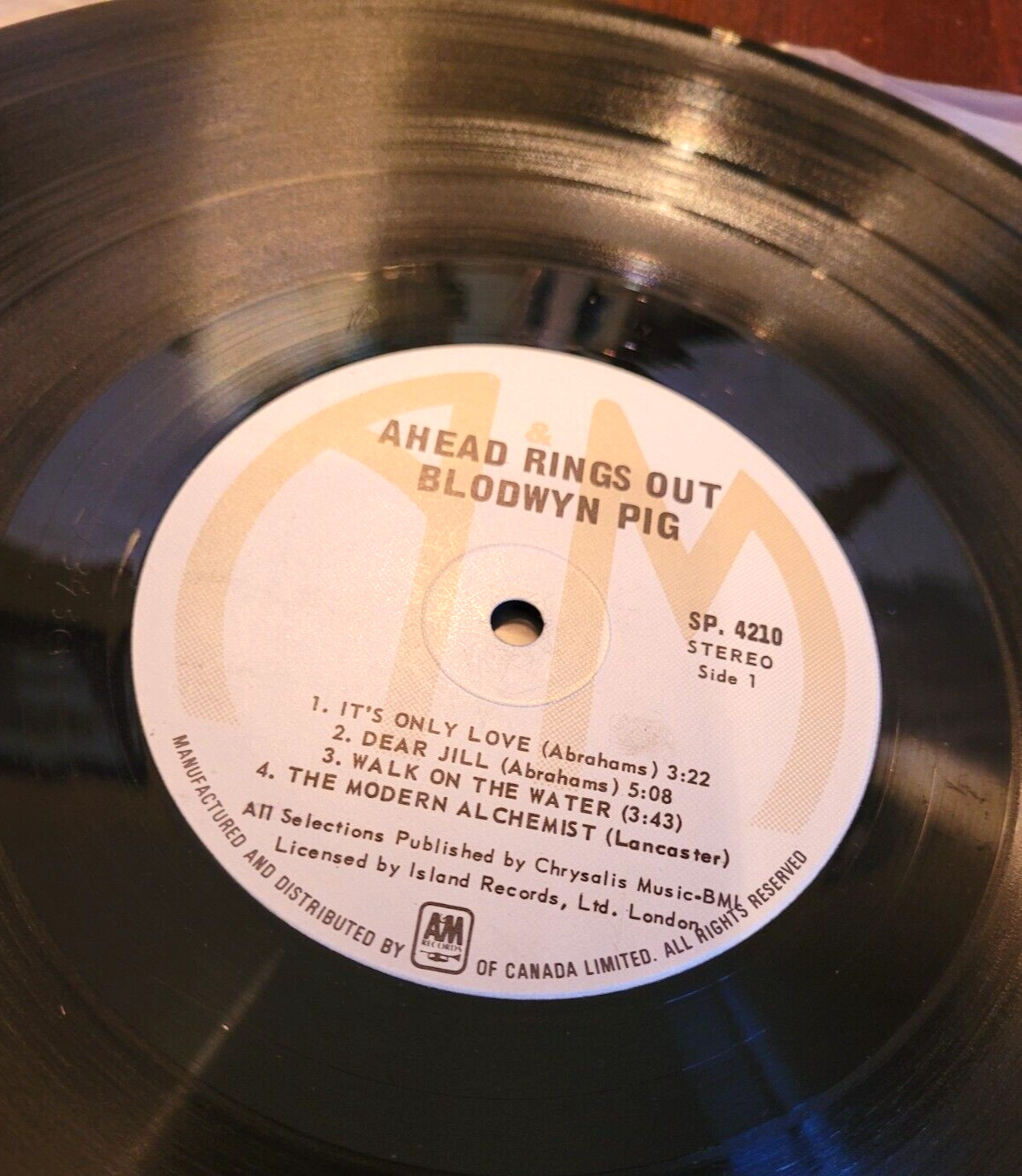 Vintage Blodwyn Pig Vinyl LP - Canadian Pressing