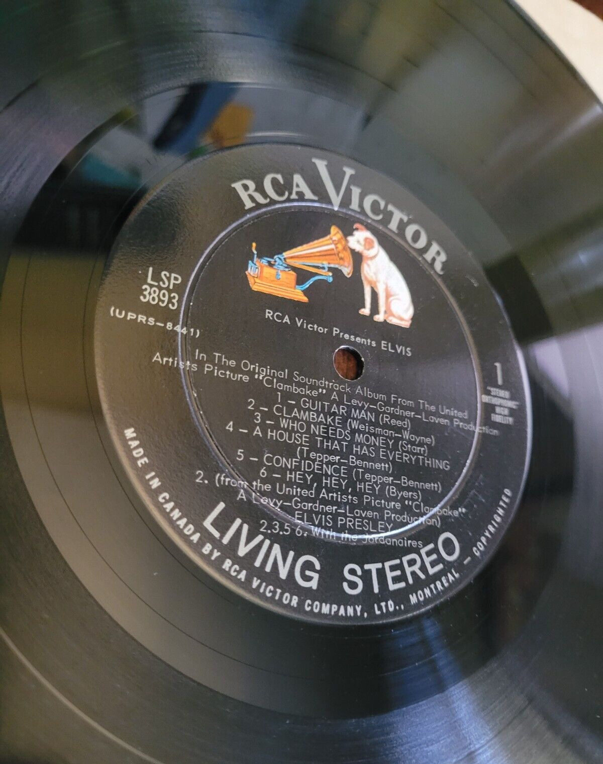 Vintage Elvis Presley Clambake Vinyl LP