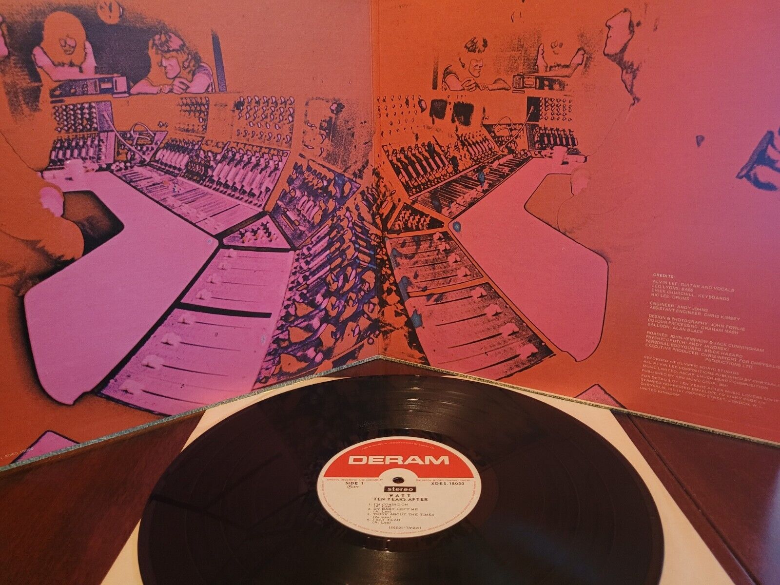 Vintage Ten Years After Vinyl LP 1970