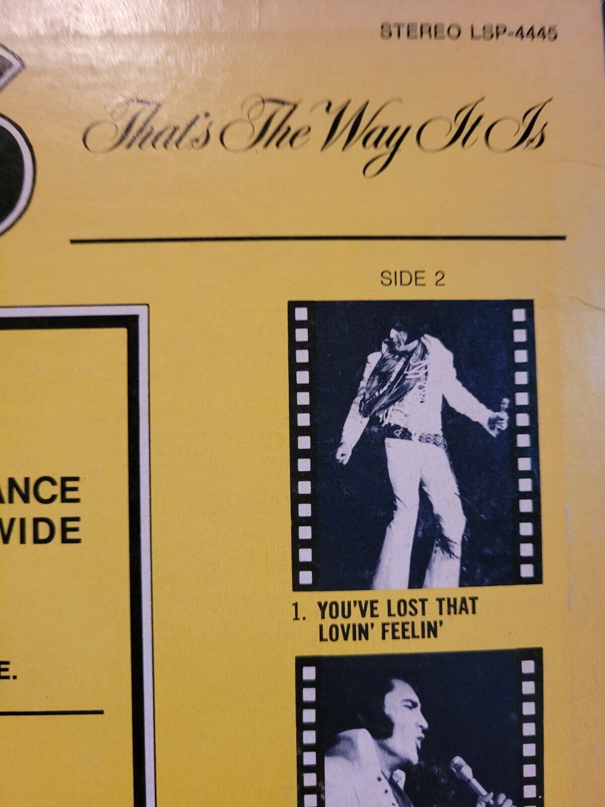 Elvis Presley - "That's The Way It Is" Vinyl LP