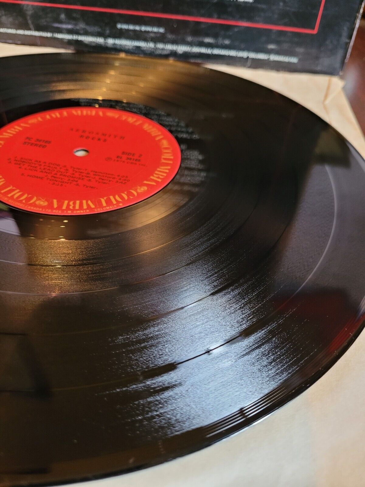 Aerosmith - Rocks Vinyl LP 1976 (TESTED) CBS