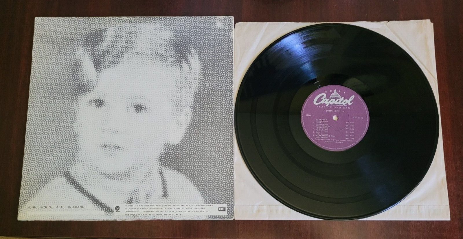 John Lennon Vinyl LP - Plastic Ono Band