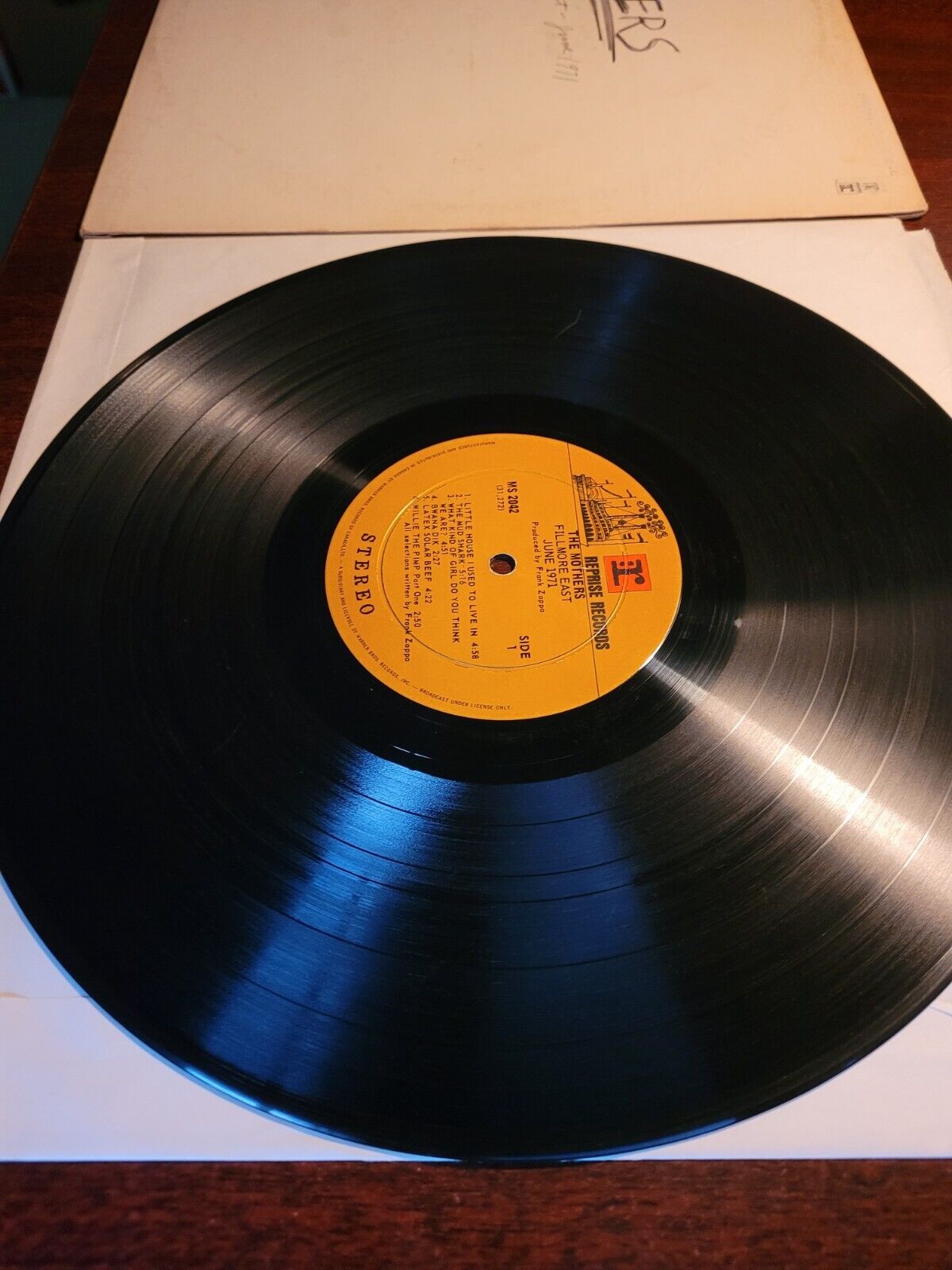 The Mothers - Fillmore East '71 LP