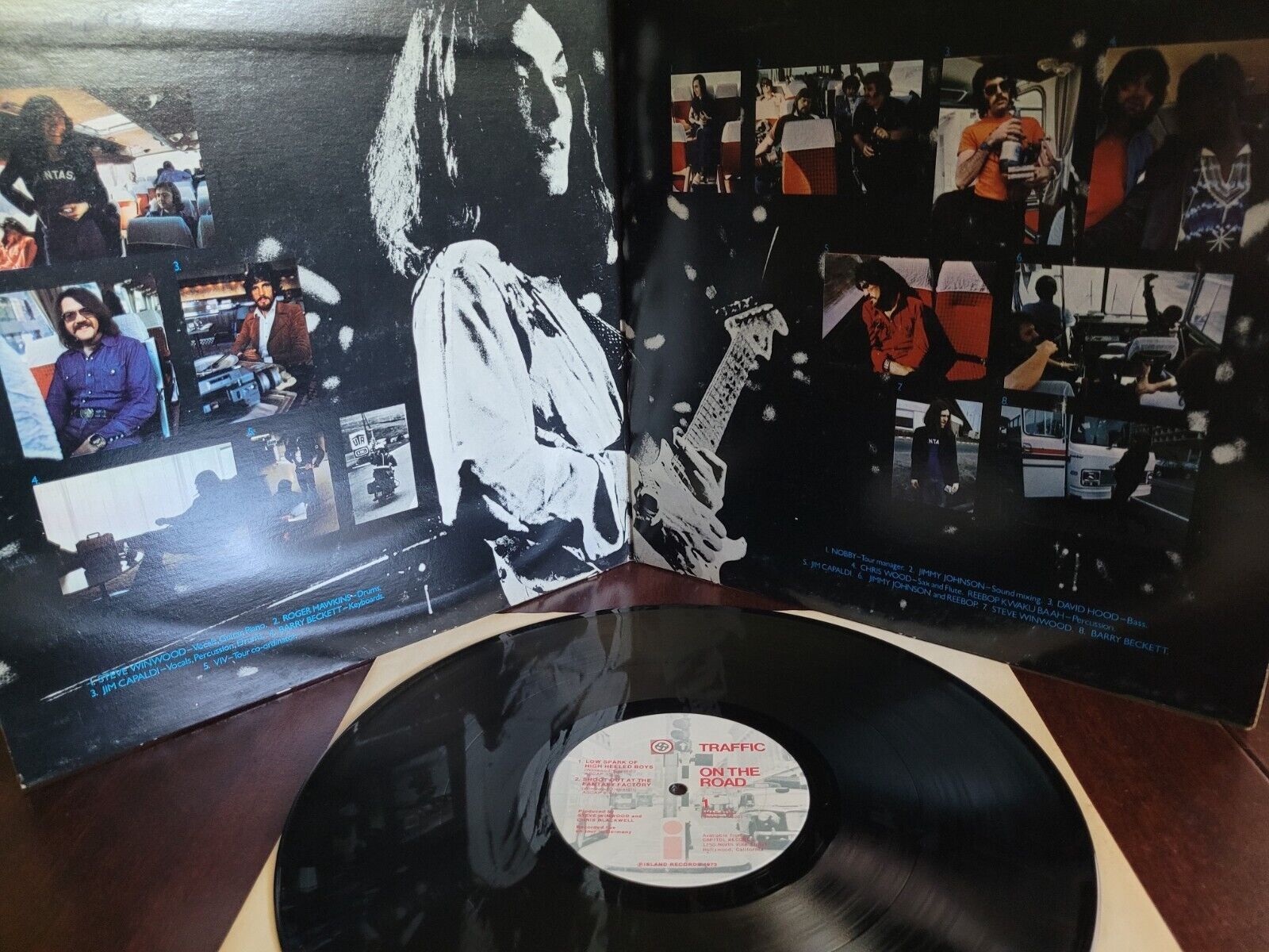 1973 Vintage Vinyl LP - Traffic, On The Road