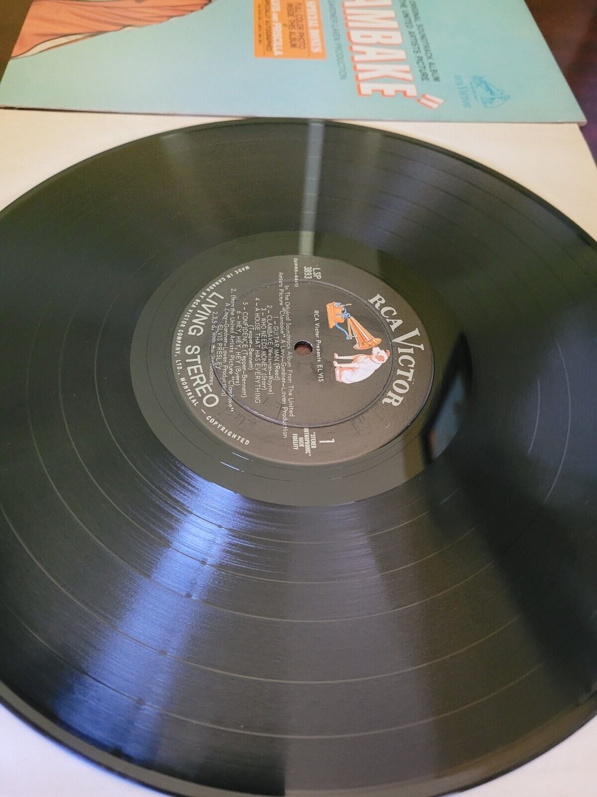 Vintage Elvis Presley Clambake Vinyl LP