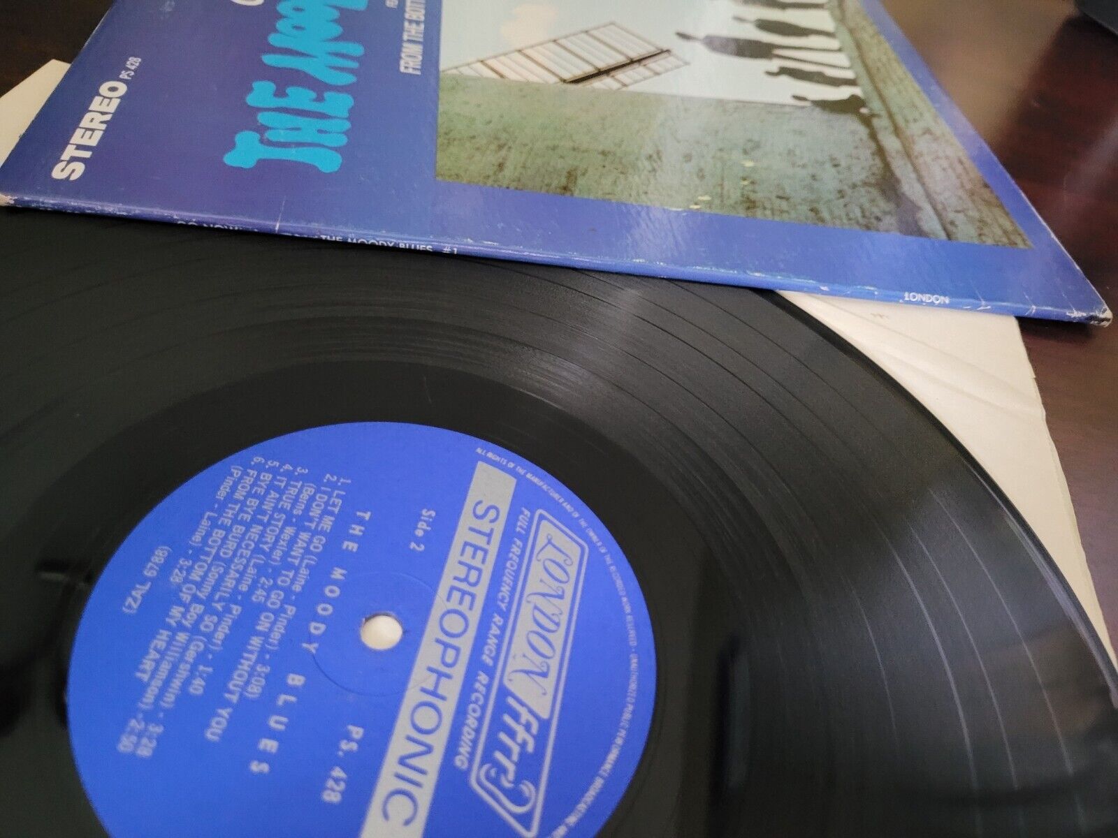 Vintage Moody Blues Vinyl LP - Go Now 1966