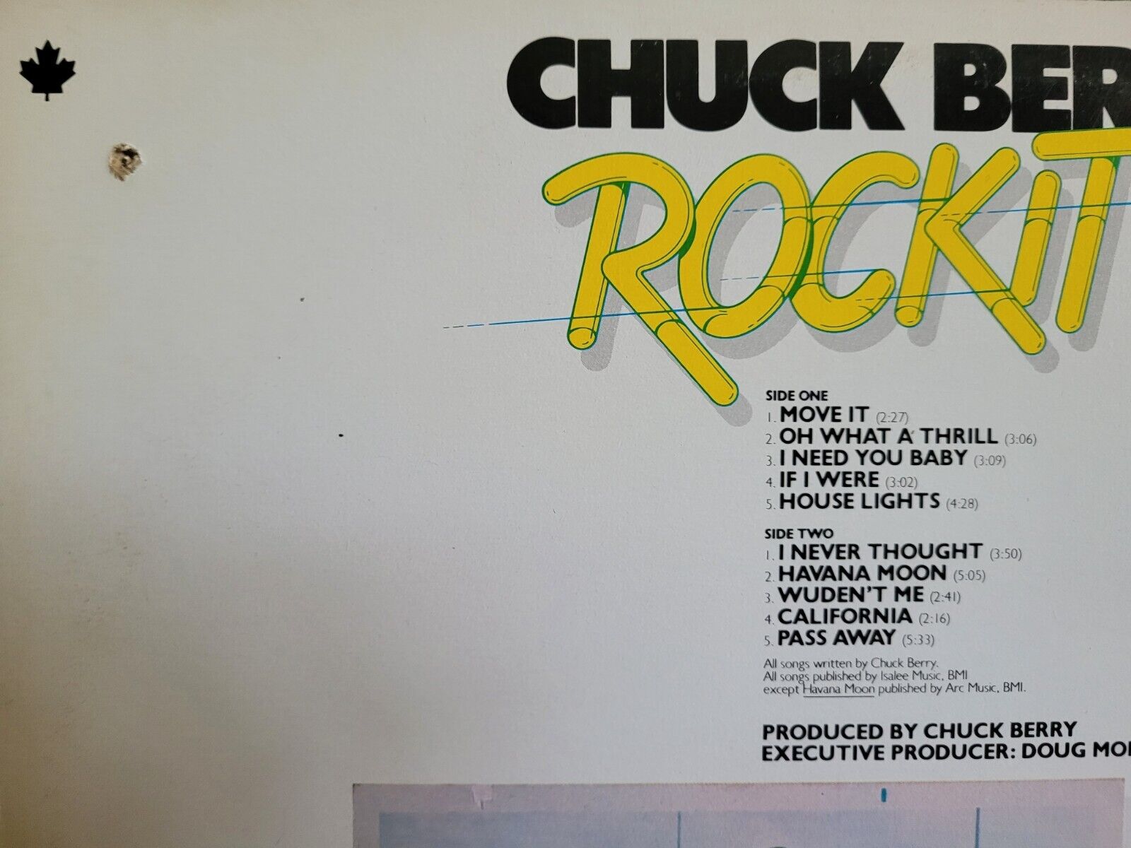 Chuck Berry - Rockit Vintage Vinyl LP