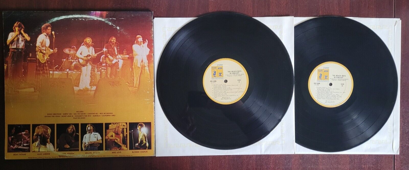 The Beach Boys Live in Concert 1973 Double Vinyl LP