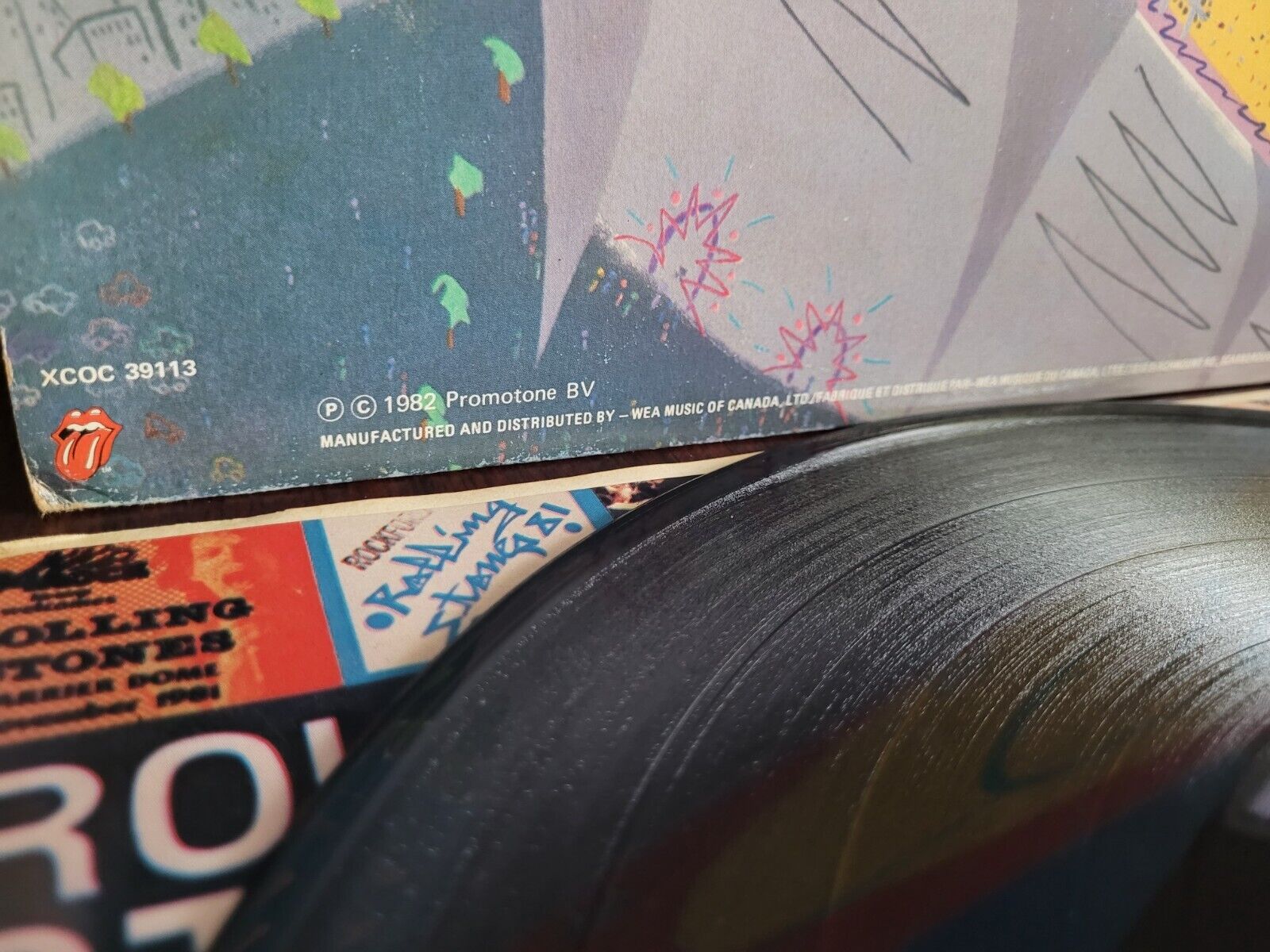 Rolling Stones Vintage Vinyl LP LIVE - 1982 Canada