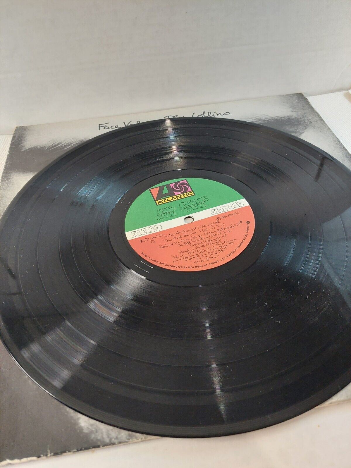 Vintage Phil Collins Vinyl - Canadian 1981 Album