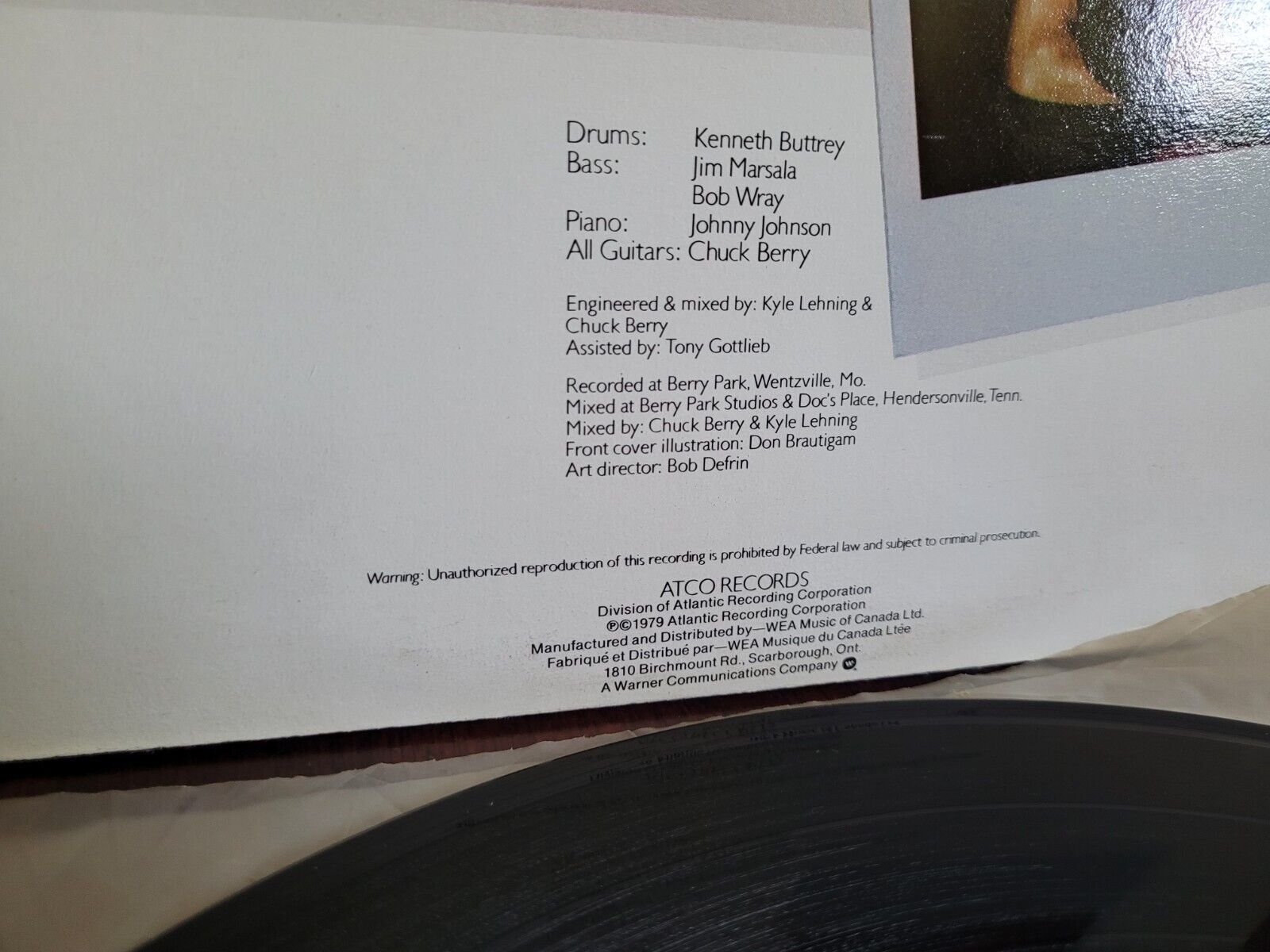 Chuck Berry - Rockit Vintage Vinyl LP