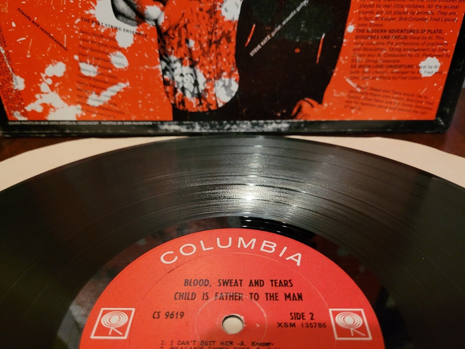 Vintage Blood, Sweat & Tears LP - 1st Cdn Press