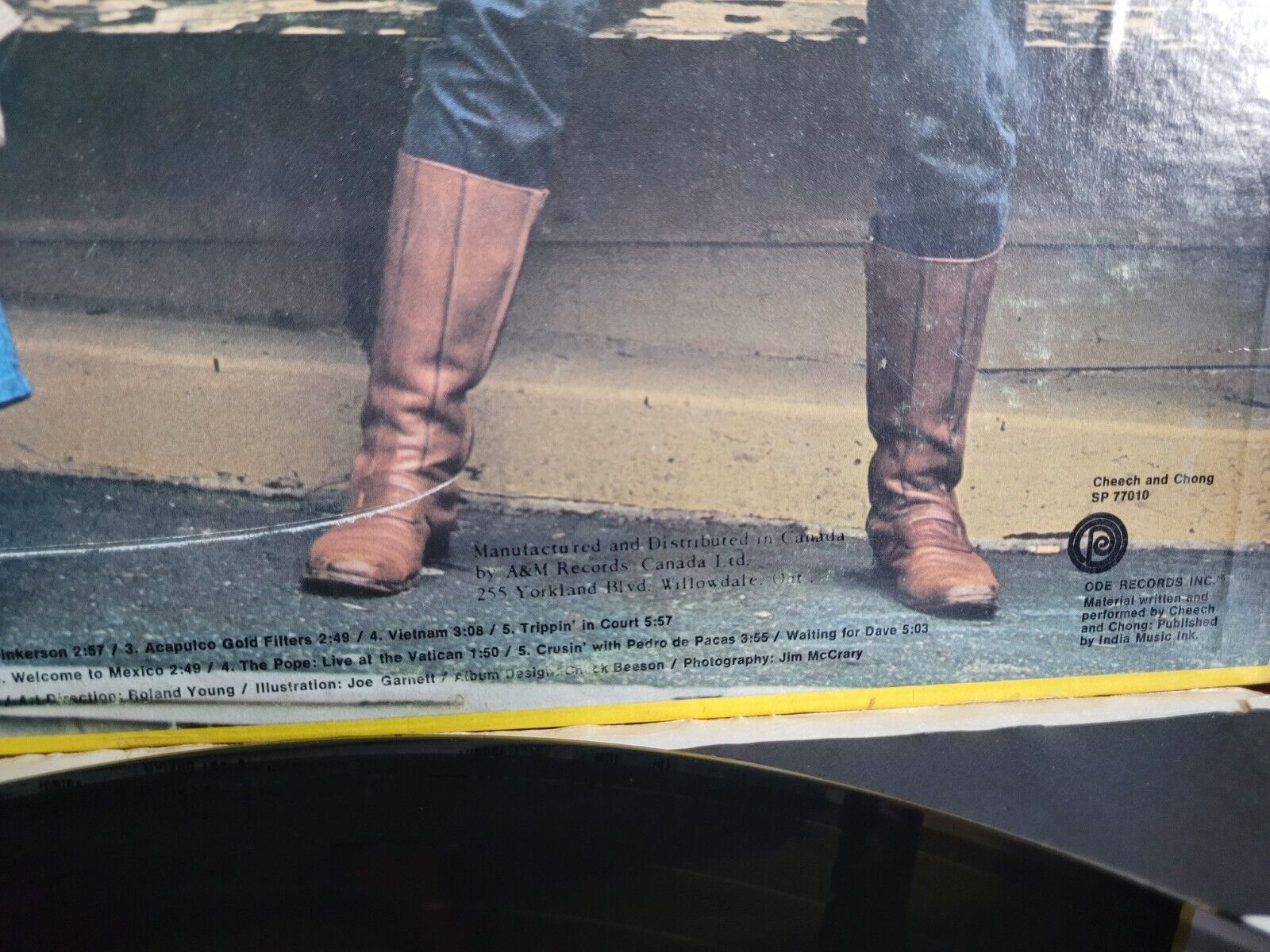 1972 Canadian Cheech & Chong Vintage Vinyl LP