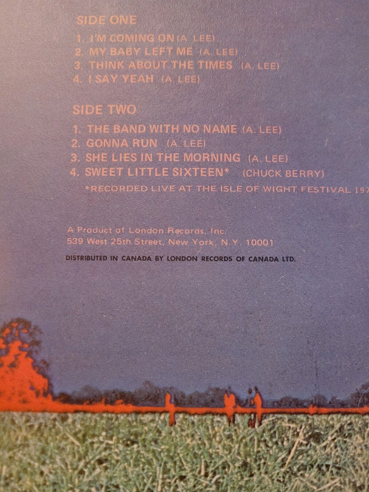 Vintage Ten Years After Vinyl LP 1970