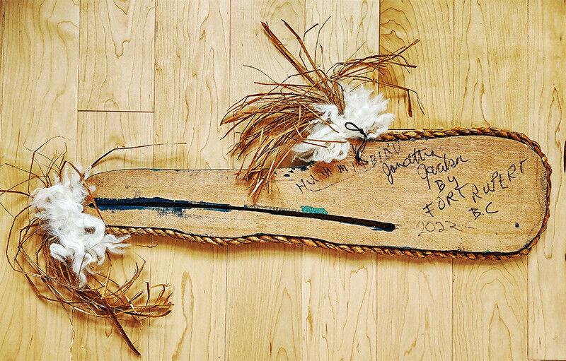 Northwest Coast Canada First Nations Vintage Cedar HUMMINGBIRD Carving