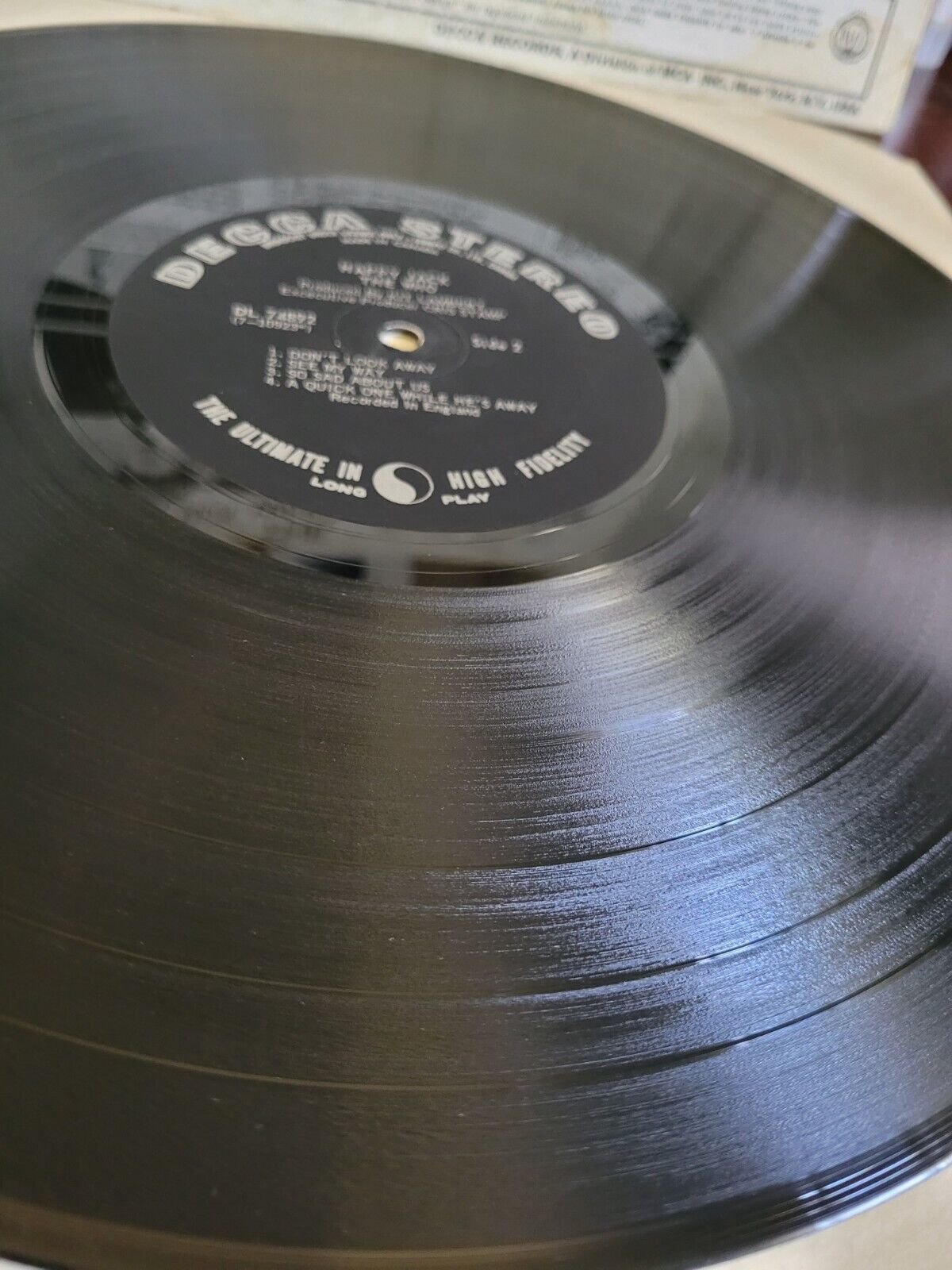 Vintage 1967 Canadian Printing LP - The Who Happy Jack