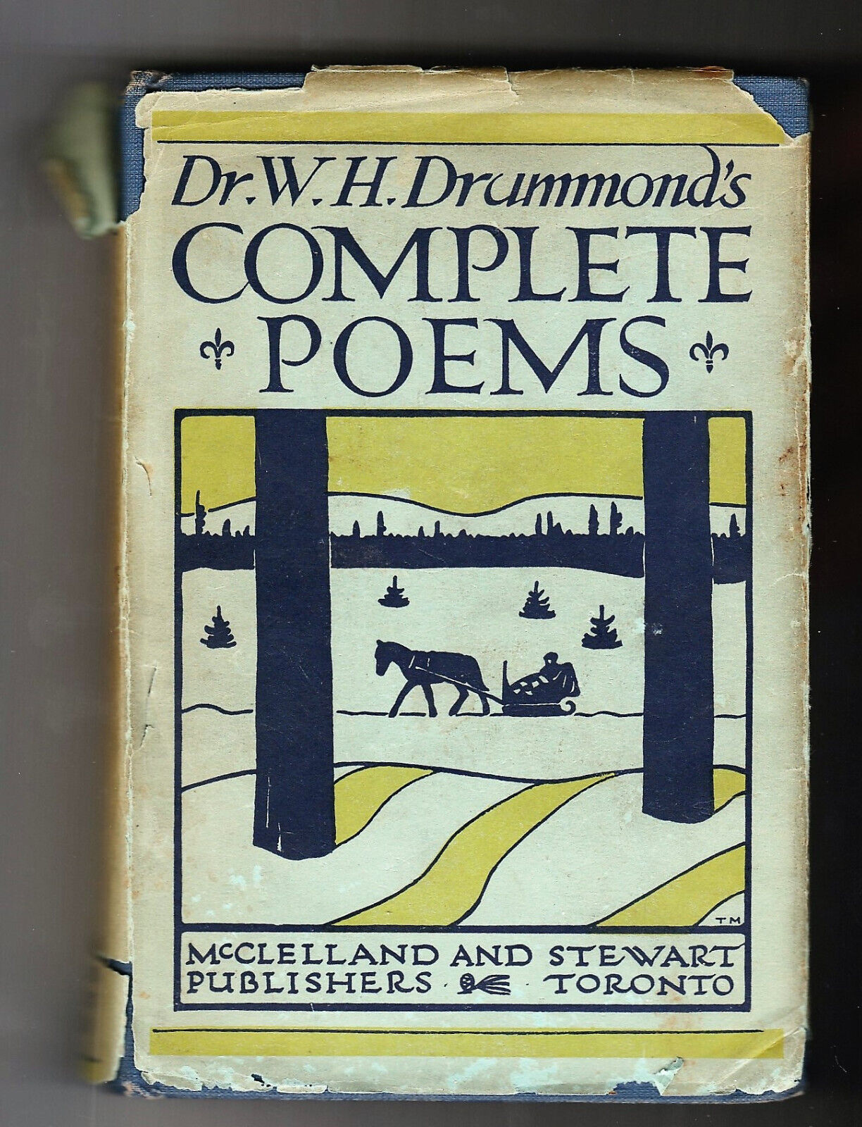 Vintage Canadian Poetry Book. Quebec Classic, 1926
