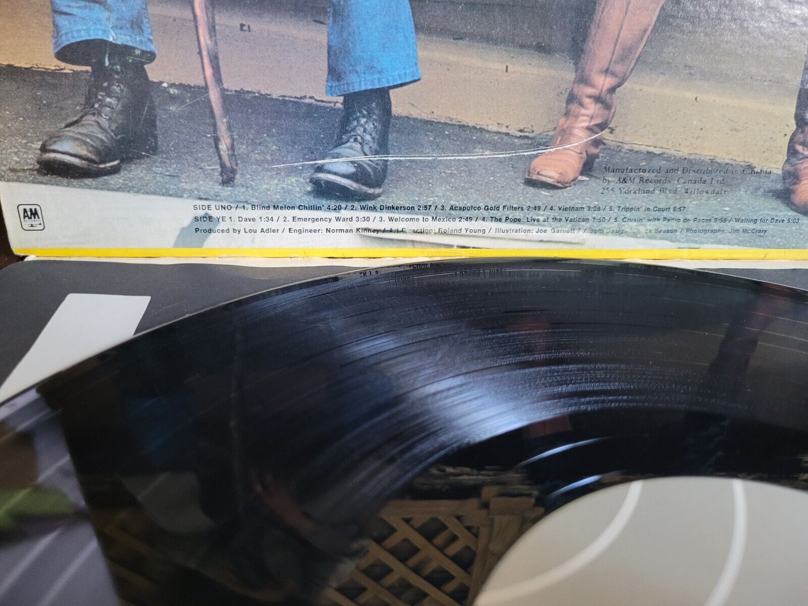 1972 Canadian Cheech & Chong Vintage Vinyl LP