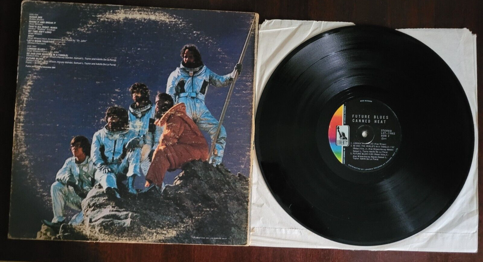 Canned Heat - Future Blues Vinyl LP (1970 Canada)