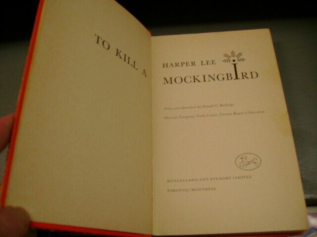 Vintage 1965 To Kill a Mockingbird Hardcover
