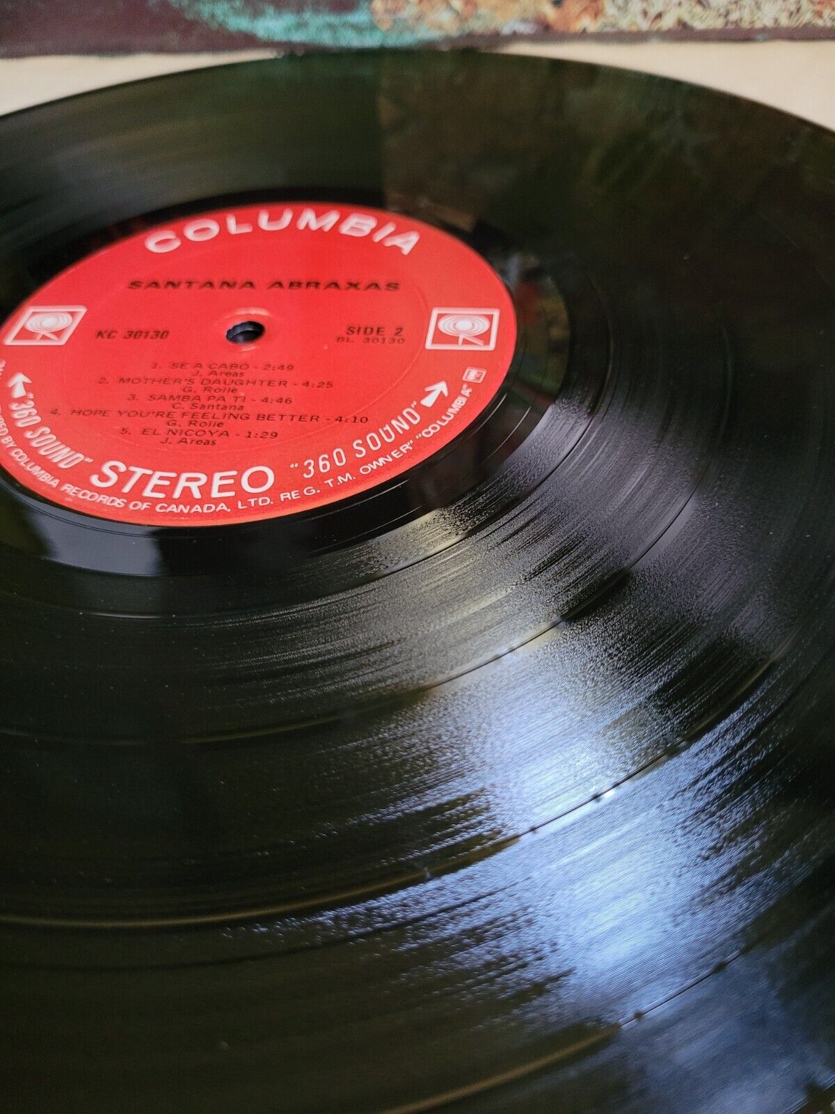 Santana - Abraxas Vintage Vinyl LP, 1970 Canadian