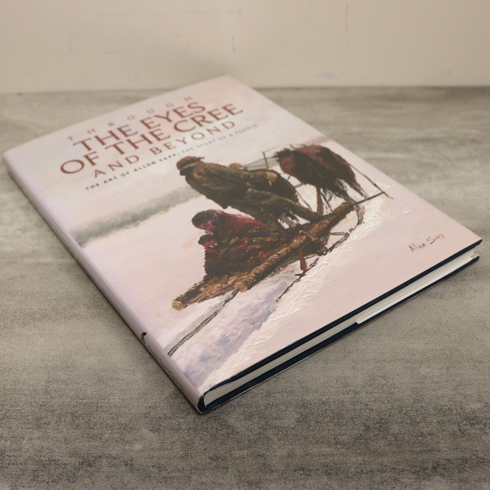 Cree Allen Sapp Art: Acrylic Painting, First Nations