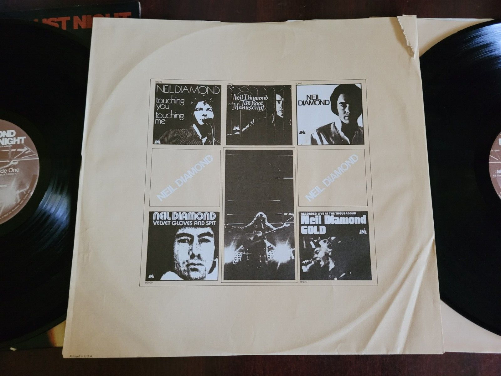 Neil Diamond - Hot August Night Vinyl Double LP