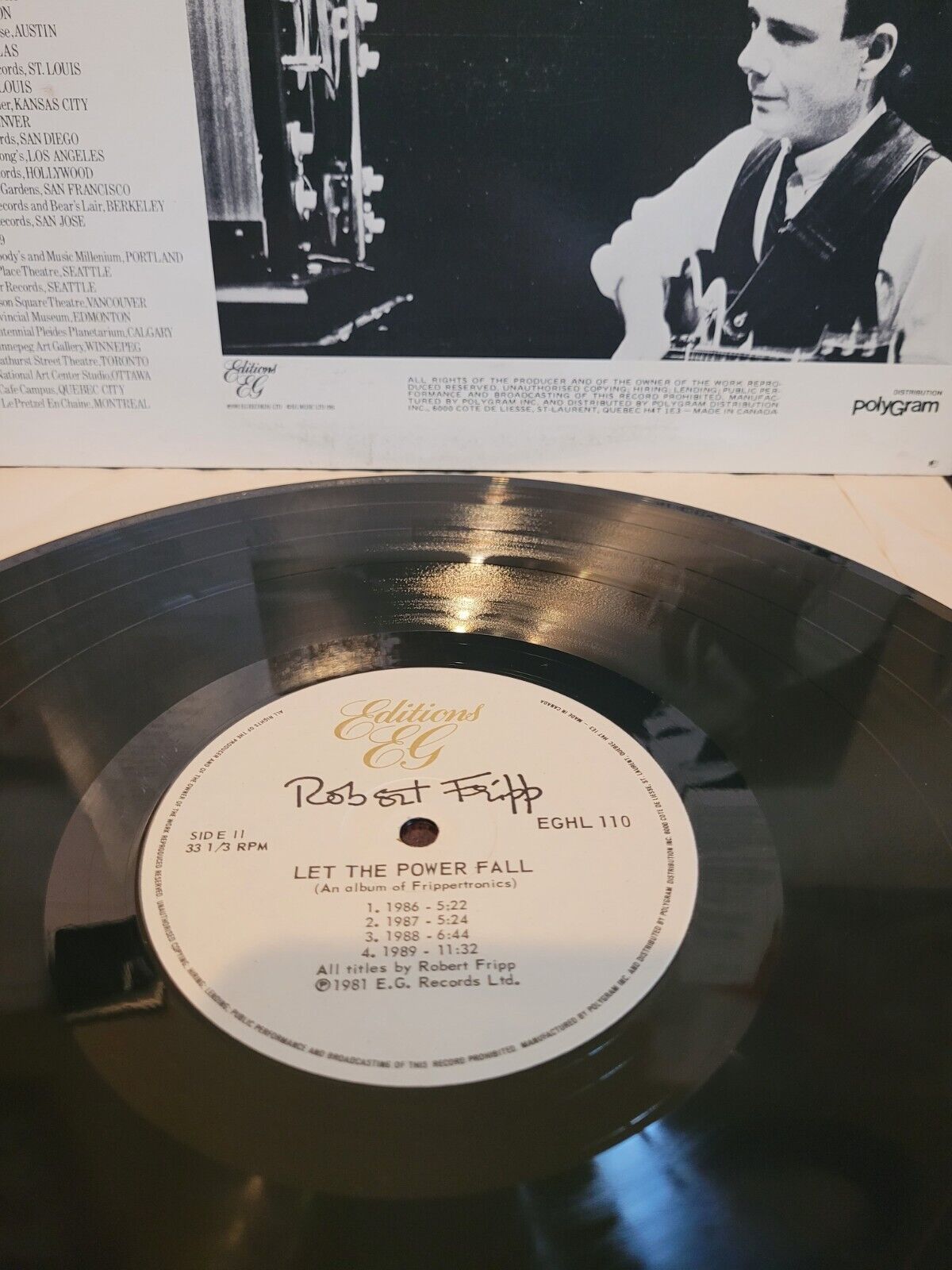 Robert Fripp - Let The Power Fall Vinyl LP