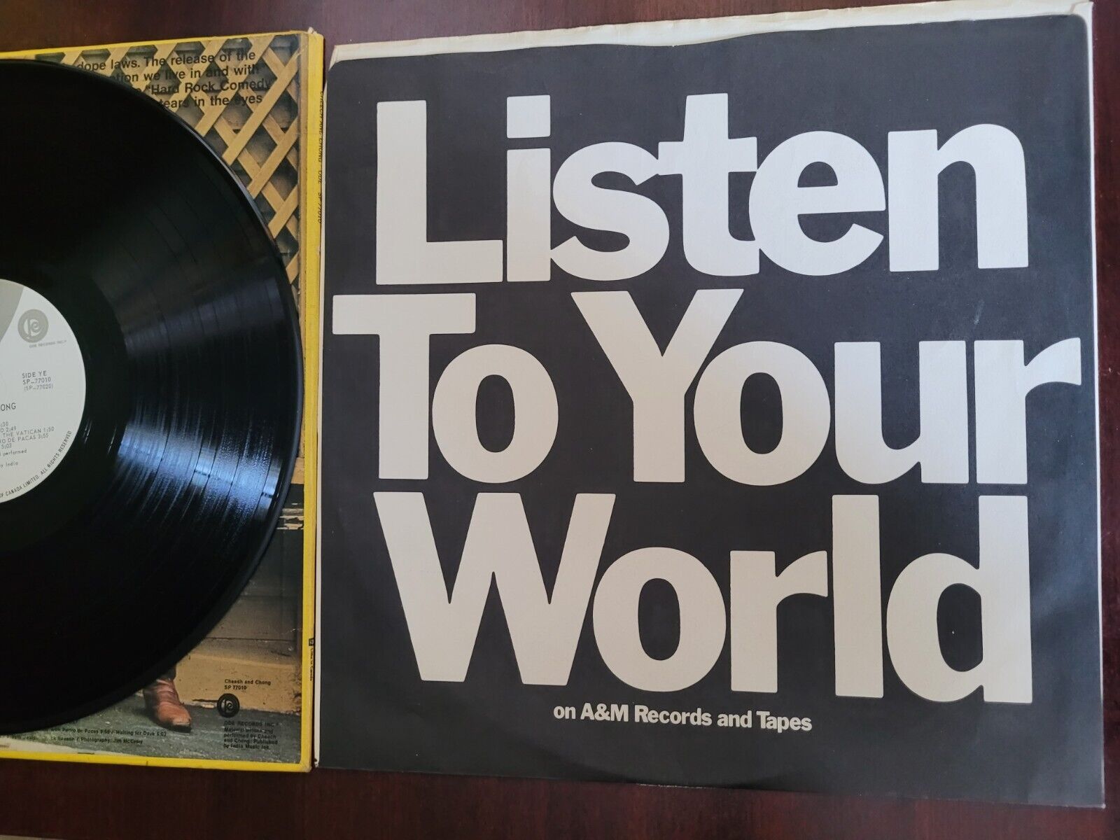 1972 Canadian Cheech & Chong Vintage Vinyl LP