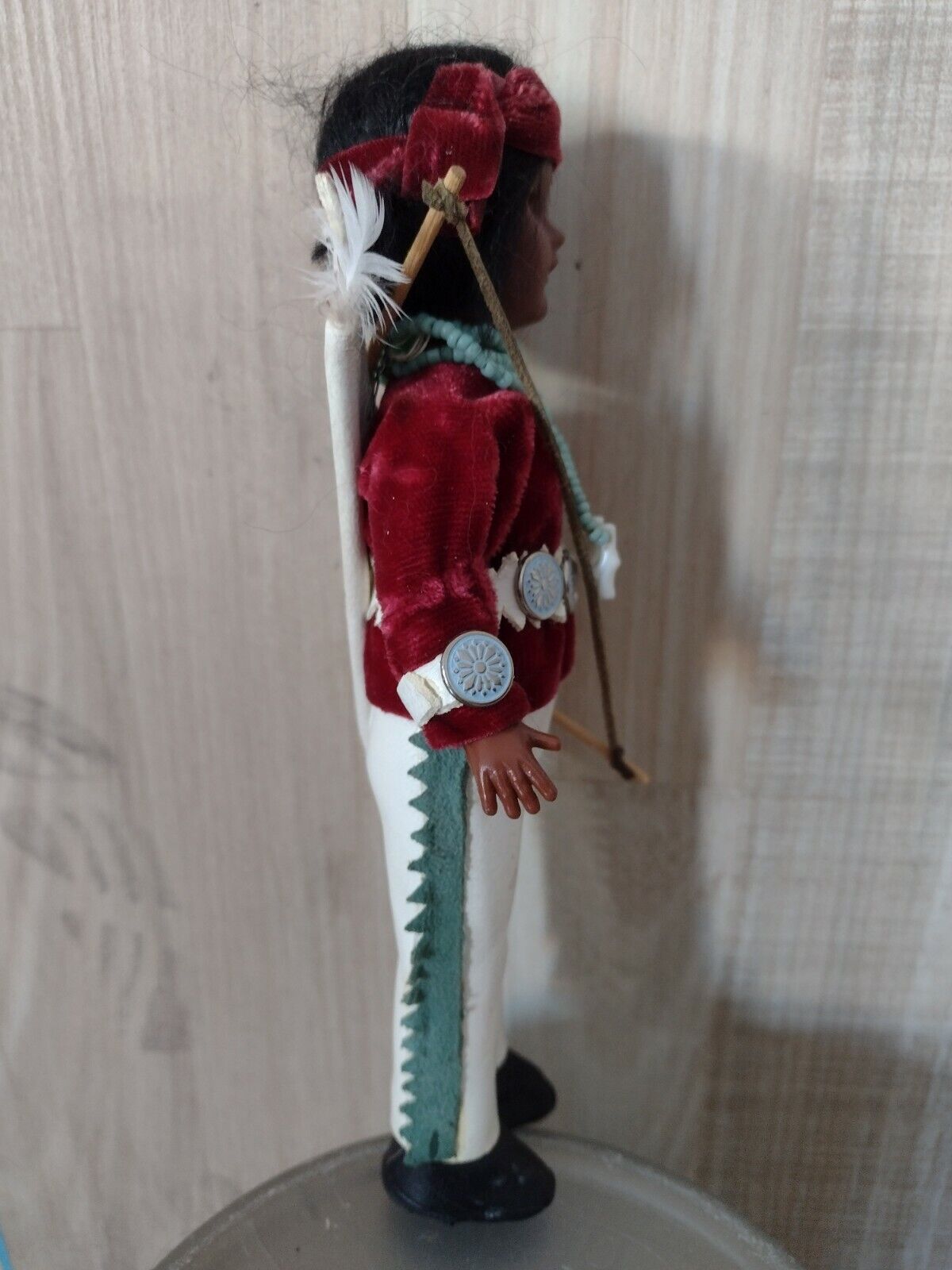 First Nation Native Doll: Vintage Souvenir (8")