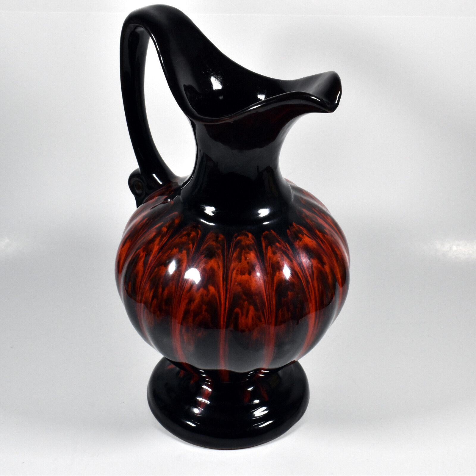 Vintage Canadian Drip Glaze Pitcher