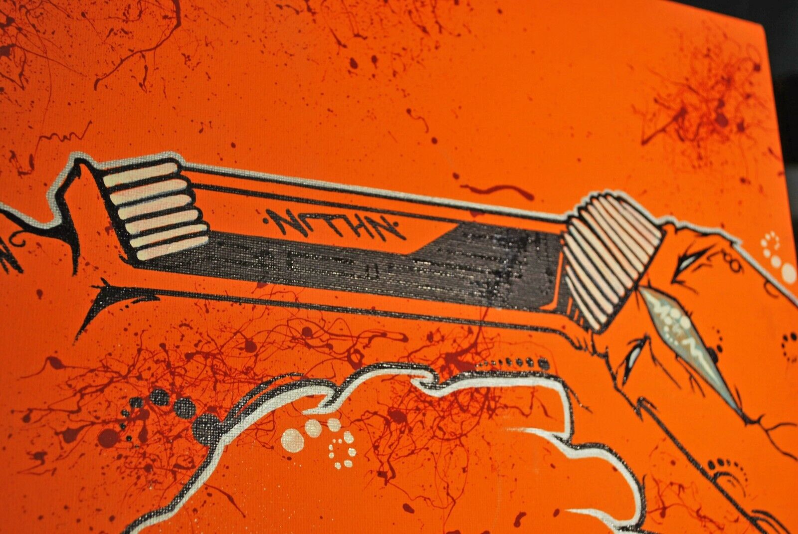 Vibrant Aboriginal Canadian Abstract Painting - Signed