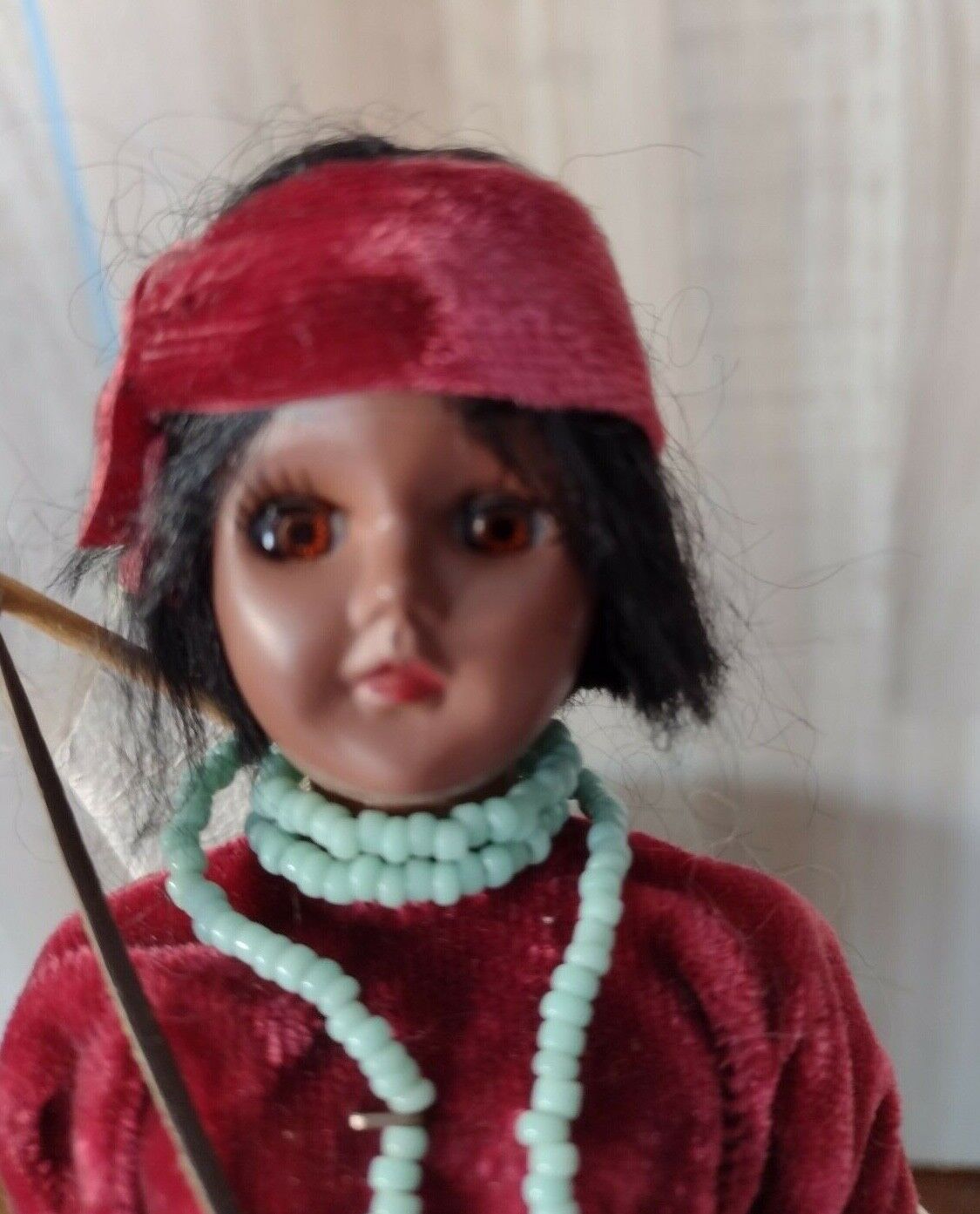 First Nation Native Doll: Vintage Souvenir (8")