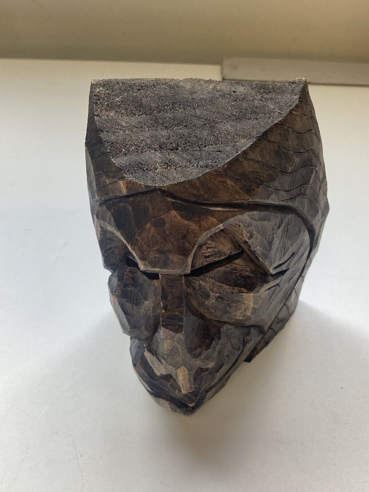 First Nations Native Chief Wood Carving