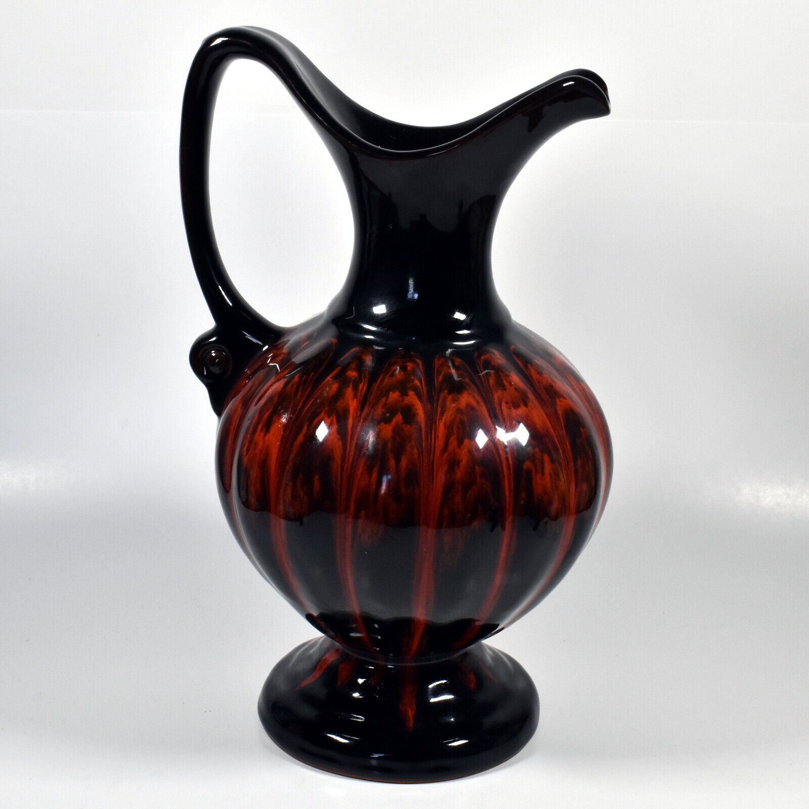 Vintage Canadian Drip Glaze Pitcher
