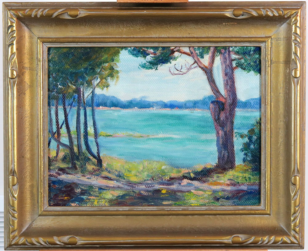 Vintage Canadian Algonquin School Lake Landscape Painting
