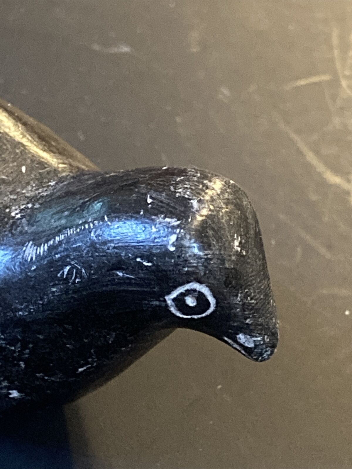 Inuit Soapstone Carving - Vintage Canadian Art