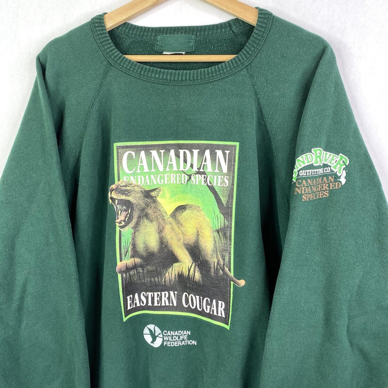 Vintage Canadian Eastern Cougar Sweatshirt 90s - Large