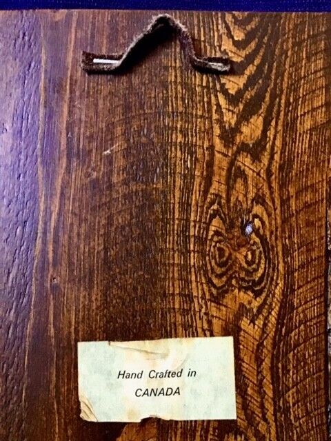 5 Vintage Native Canadian Indian First Nations Wood Mounted Portrait Prints