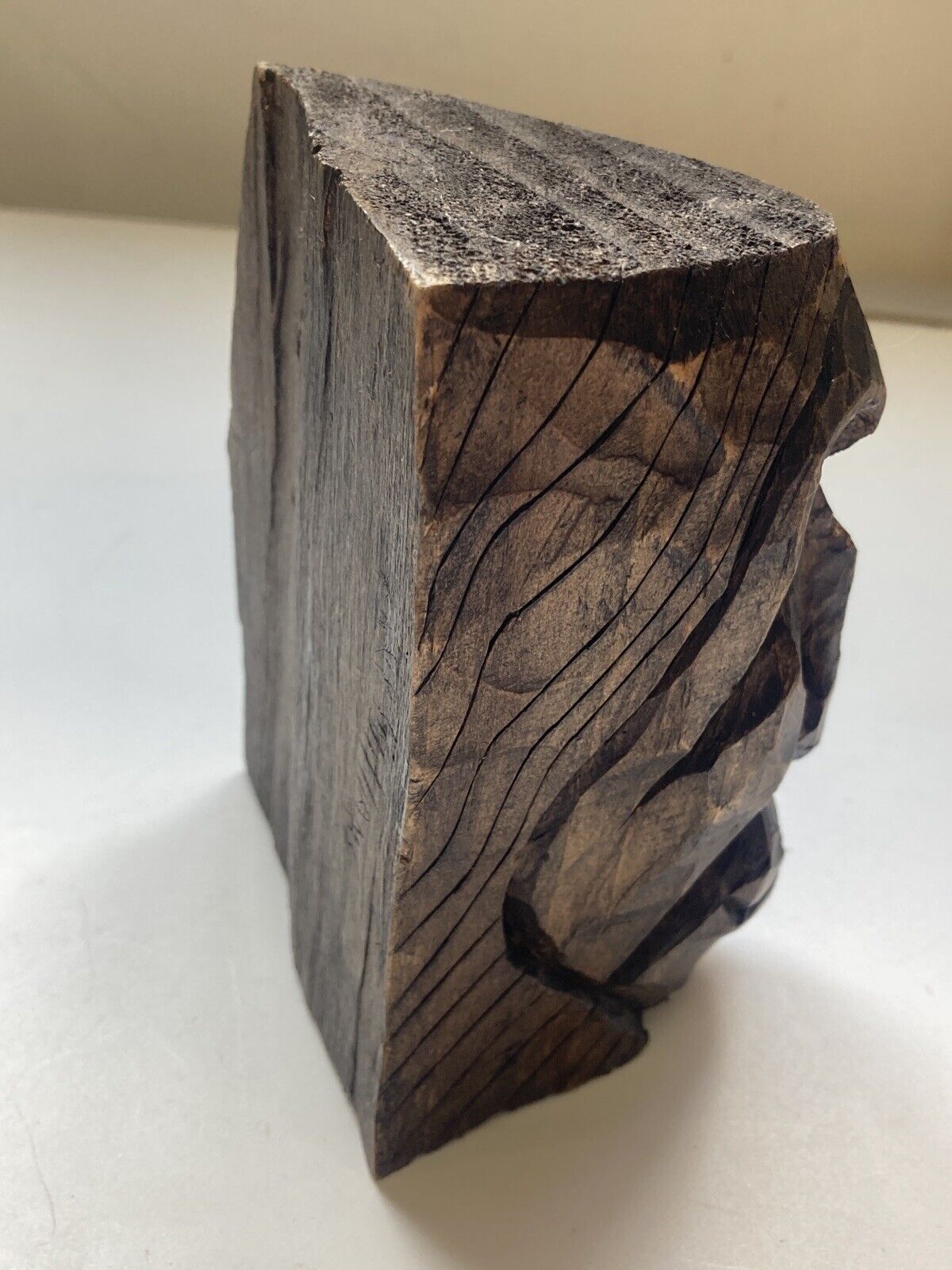 First Nations Native Chief Wood Carving