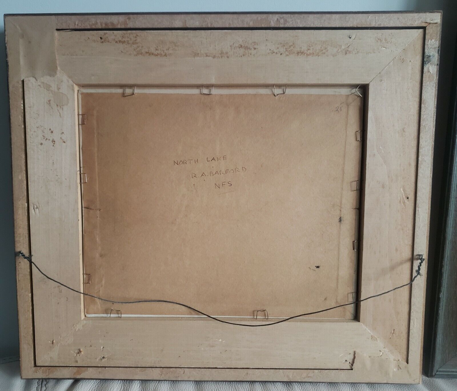 Vintage Canadian Winter Landscape Painting - Forest River