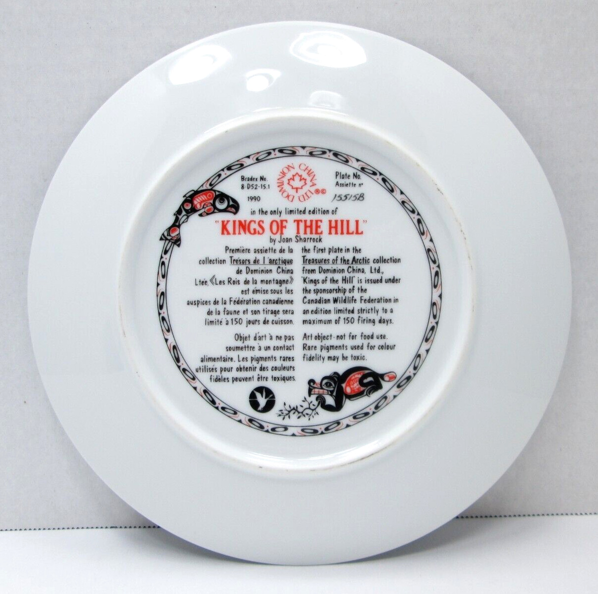 Arctic Collector Plate - Vintage Treasures & Stand